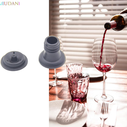 Wine Saver Vacuum Stoppers Pack of 6 Rubber Wine Stoppers, for Wine Saver Vacuum Pump Preserver, Bottle Rubber Corks to Preserve Wine Flavor Best Wine Air Vacuum Stoppers To Keep Wine Fresh