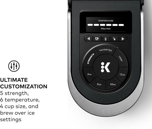 Keurig K-Supreme SMART Coffee Maker - MultiStream Technology for 6-12oz Brews | Sleek Black Design