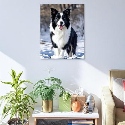 Personalized Canvas Print by [Brand Name] - Custom Photo Wall Art for Bedroom & Living Room | 16" W x 24" H