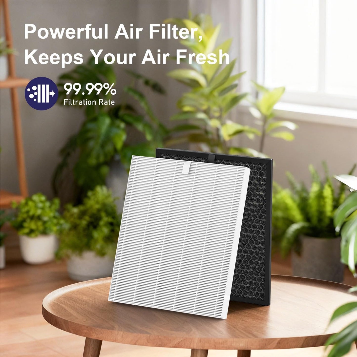 Winix Filter Q – Replacement HEPA & Carbon Filters Combo Pack for 5510/5520 Air Purifiers | 2 HEPA & 2 Carbon Filters