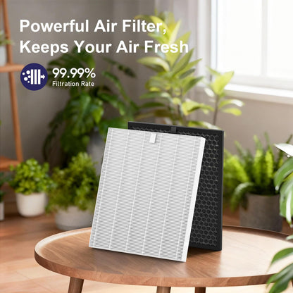 Winix Filter Q – Replacement HEPA & Carbon Filters Combo Pack for 5510/5520 Air Purifiers | 2 HEPA & 2 Carbon Filters