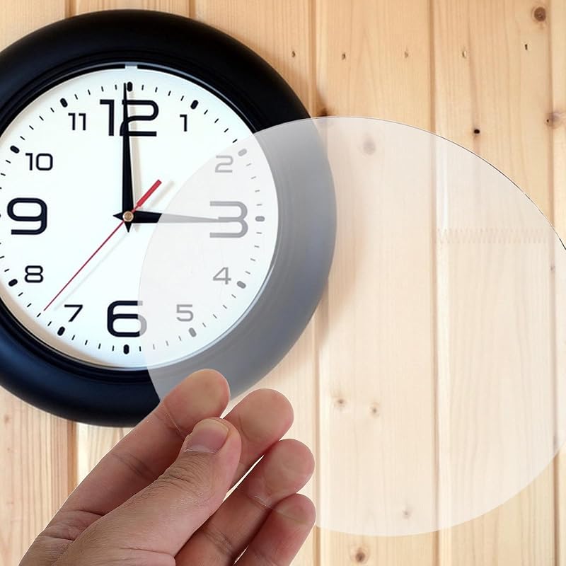 Replacement Glass Dome for Wall Clock - 13.5 cm Premium Convex Cover