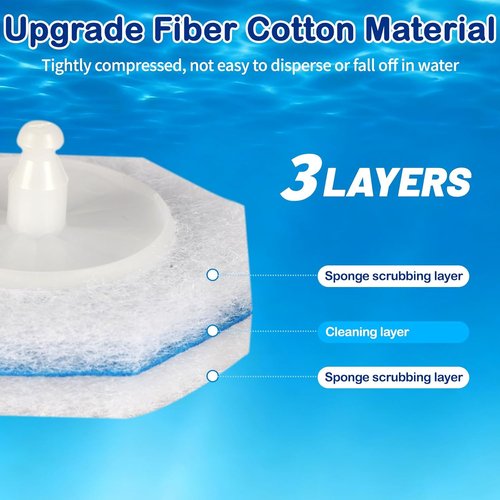 Clorox Toilet Wand Refills - 50 Count 3-Layer Thickened Toilet Brush with 5X Cleaning Power | Fresh Fragrance & 360° Cleaning Efficiency