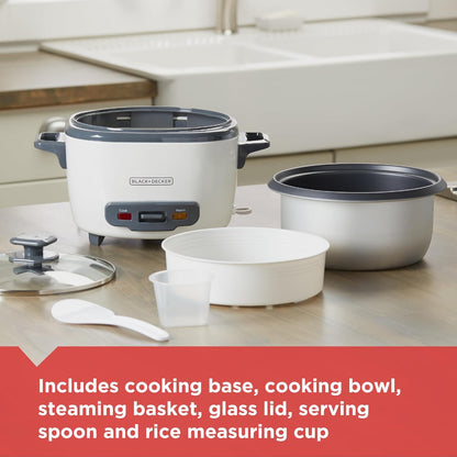 Regine Switzerland 14-Cup Rice Cooker - Perfectly Cooked Rice Every Time | Sleek White Design