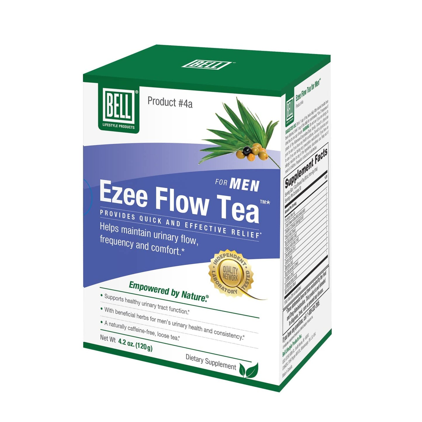 Bell Ezee Flow Urinary Support Tea for Men -A Natural Solution - Helps Ease The Flow and Normalize Urinary Frequency Without The Burning and Dribbling