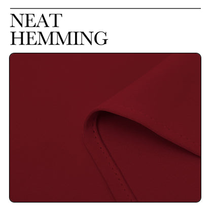 NICETOWN Burgundy Red Blackout Curtains 78 inches Length for Bedroom, 2 Panels, 42" Wide, Thermal Insulated Decoration Drapes for Office Window