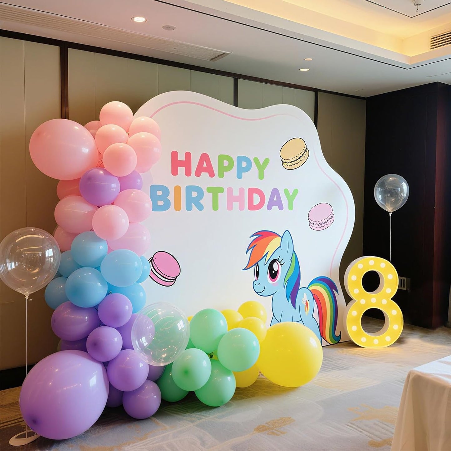 Skiennix 12-Inch Pastel Balloons - 100 Assorted Macaron Latex Party Balloons for Birthday & Baby Shower Decor