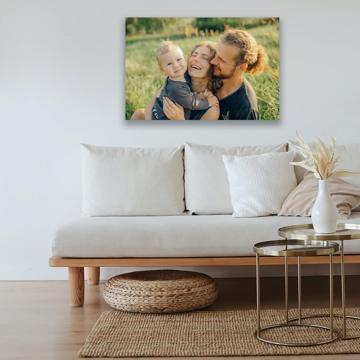 Custom Canvas Prints by [Brand Name] - Personalized Wall Art for Pet & Family Photos | 24'' W x 30'' H