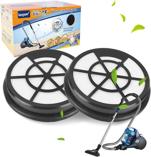 KEEPOW Vacuum Filters - Compatible with Eureka Whirlwind NEN110A, NEN110B, NEN110D | 2-Pack