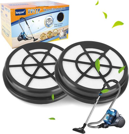 KEEPOW Vacuum Filters - Compatible with Eureka Whirlwind NEN110A, NEN110B, NEN110D | 2-Pack