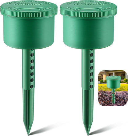 Qualirey Ant Bait Stations - Reusable Multi-Surface Ant Control | 2 Pack for Effective Home & Outdoor Use