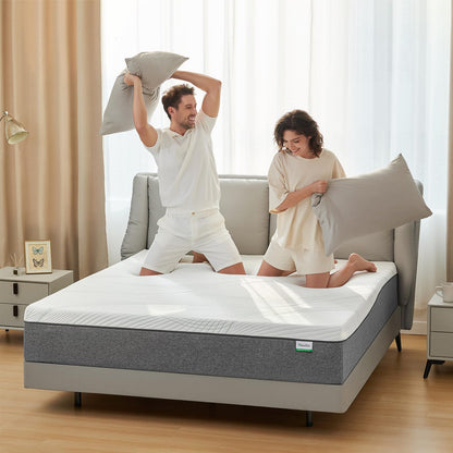 Novilla Queen Size Mattress, 10 Inch Gel Memory Foam Mattress for Plush Comfort, Pressure Relief, CertiPUR-US Certified, Mattress-in-a-Box, Embrace