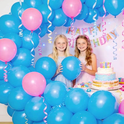 Light Blue Latex Balloons by [Brand Name] - 110 Pack of 12-Inch Balloons for Birthday & Wedding Celebrations