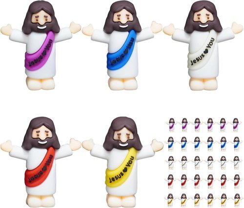Little Jesus Figures - 30PCS Religious Mini Figurines | Perfect Easter Egg Fillers & Party Favors