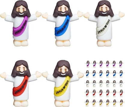 Little Jesus Figures - 30PCS Religious Mini Figurines | Perfect Easter Egg Fillers & Party Favors