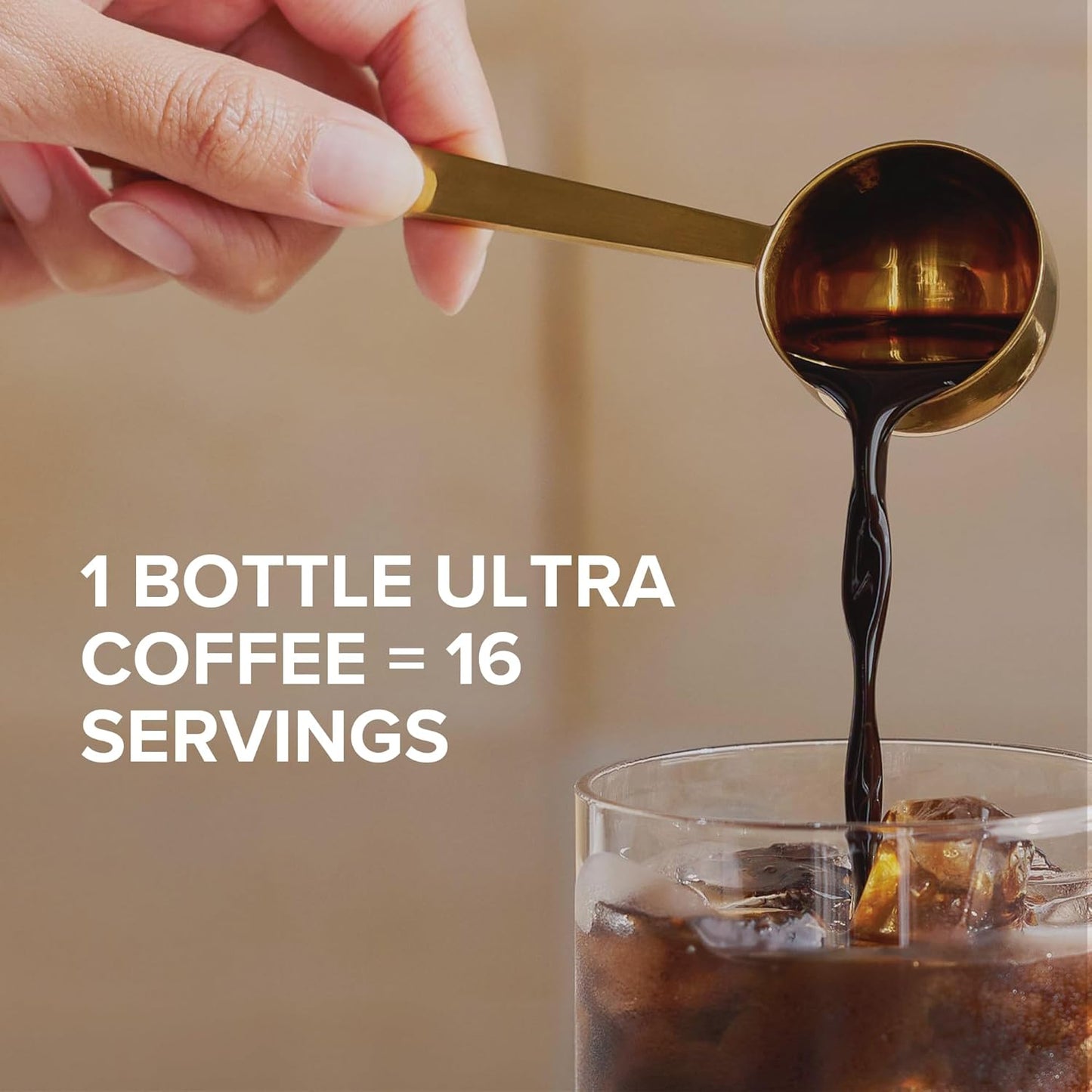 Peet's Coffee Ultra Concentrate - Instant Hot, Cold Brew or Iced Coffee, 100% Arabica, 8 Fl Oz (16 Servings)