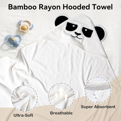 Okayinn BubblePanda Sleep Sack - Cozy 6-12 Months Baby Sleep Solution & Hooded Bath Towels