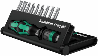 WERA Kraftform Kompakt 10 - 10-Piece Precision Screwdriver Set for Ultimate Versatility