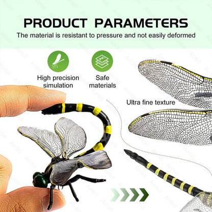 Dragonfly | Realistic 3D Bug Repellent Clips - Outdoor Decor for Garden & Camping