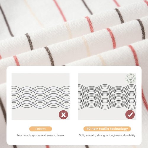 Yoofoss Baby Sleep Sack 6-12 Months Wearable Blanket for Babies 100% Organic Cotton 2-Way Zipper TOG 0.5 Toddler Sleeping Sack 3 Pack, Comfy Lightweight Sleep Sacks
