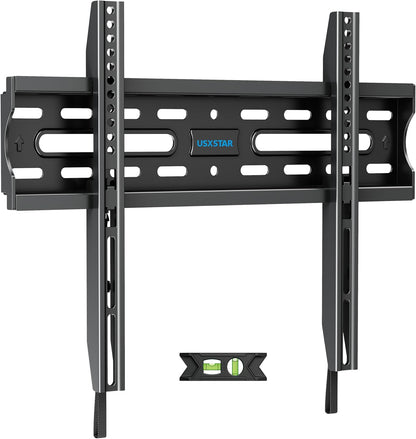 USX STAR Fixed TV Wall Mount - Ultra Slim Design for 26-60 Inch Screens | Quick Release Lock, Max VESA 400x400mm, Supports 99 lbs