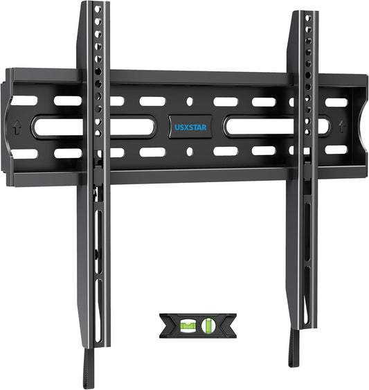 USX STAR Fixed TV Wall Mount - Ultra Slim Design for 26-60 Inch Screens | Quick Release Lock, Max VESA 400x400mm, Supports 99 lbs