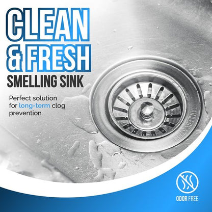 CleanGenix Foam Drain Cleaner - Foam Sink Cleaner In a Can - Drain Hair Clog Remover For Bathroom Sink - Cleaning Accessories - Bathroom Cleaning Supplies