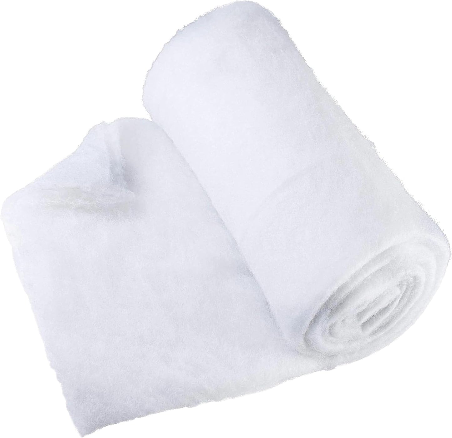 PREXTEX Artificial Snow Roll - Large Fluffy Blanket for Christmas Displays | 94"x31" Winter Wonderland Décor