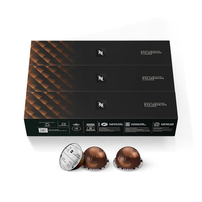 Nespresso Vertuo Coffee Pods - Rich Chocolate Mild Roast - 30-Count for 7.8 oz Brews