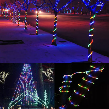 Skiennix 150ft LED Rope Lights - Connectable & Flexible Tube Lighting with 8 Modes | Waterproof for Indoor & Outdoor Use (Multicolor)