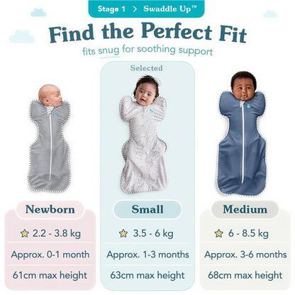 Love to Dream Swaddle Up Viscose from Bamboo, Arms Up Position, Soft and Sustainable Bamboo Fabric, Versatile Wearable Blanket,1.0 TOG (20-24°C) Ideal for Moderate Temps,Newborn 5-8.5 lbs, Boats Mist