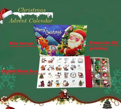 Christmas Advent Calendar 2025 - 24 Unique 3D Toys & Decorations for Kids | Countdown to Christmas