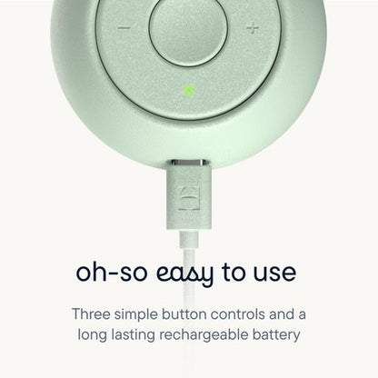 Hatch Go | Portable Sound Machine for Babies and Kids | Sleep Soother | 10 Soothing Sounds | White Noise | Shush | Travel | Registry Gift | Baby Shower | Clips on Stroller | Mint