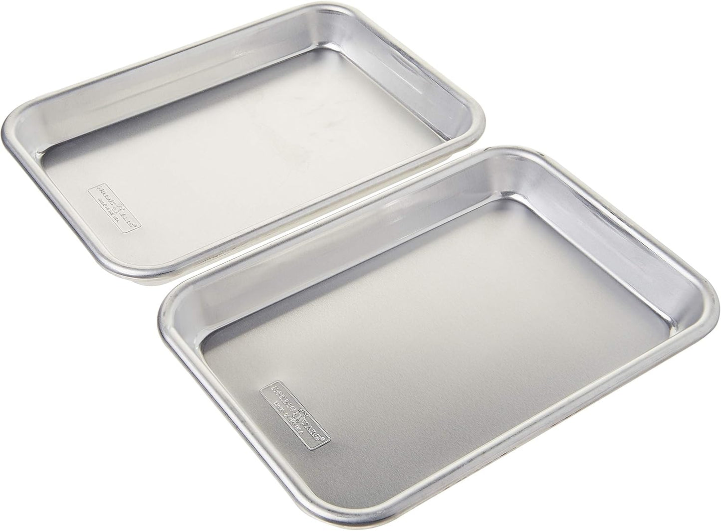 Nordic Ware Naturals Eighth Sheet Baking Pans - Durable Non-Stick 2-Pack Set