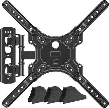 MOUNTUP Full Motion TV Wall Mount for 26-60 Inch TVs - Swivel, Tilt, Single Stud Design, Max VESA 400x400mm