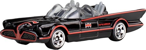 Hot Wheels Die-Cast Toy Cars - Set of 5 Batman 85th Anniversary Batmobile Replicas in Commemorative Packaging