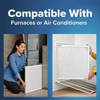 Filtrete 25x25x1 Air Filter, MERV 8, MPR 700, Dust, Pollen & Pet Dander Reduction, 3-Month AC and Furnace Filter, Easy on Air Flow, 6 HVAC Filters (Actual Size 24.81 x 24.81 x 0.81 in)