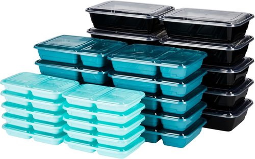 GoodCook Meal Prep Containers - 60-Piece Set, BPA-Free for Safe Food Storage