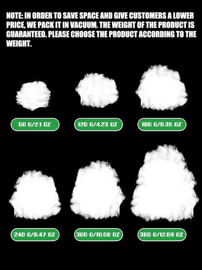 Riakrum Fake Snow Decor - Fluffy Artificial Snow Cotton for Winter Mantle | 60g Indoor Decoration