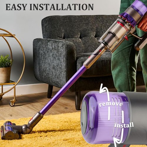 Dyson Filter Replacement - 3 Pack Compatible with V15, V11, V15s Detect & More | High-Quality Vacuum Filters