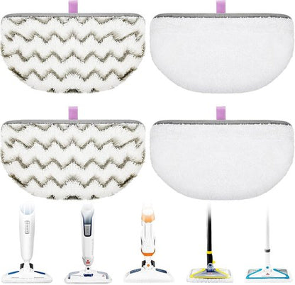 Bissell Steam Mop Pads Replacement - Compatible with Powerfresh Series 1544, 1440, 2075A | 6-Pack