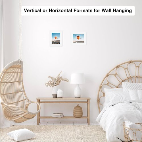 JCJMY 3x4 Picture Frame - Black Tabletop & Wall Display with Shatter-Resistant Plexiglass