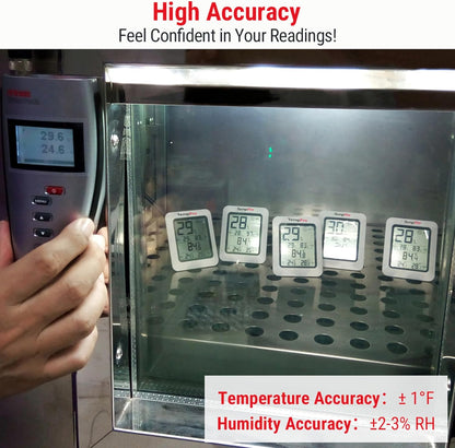 TempPro TP50 Digital Hygrometer - Accurate Indoor Thermometer & Humidity Gauge | Easy-to-Read Display