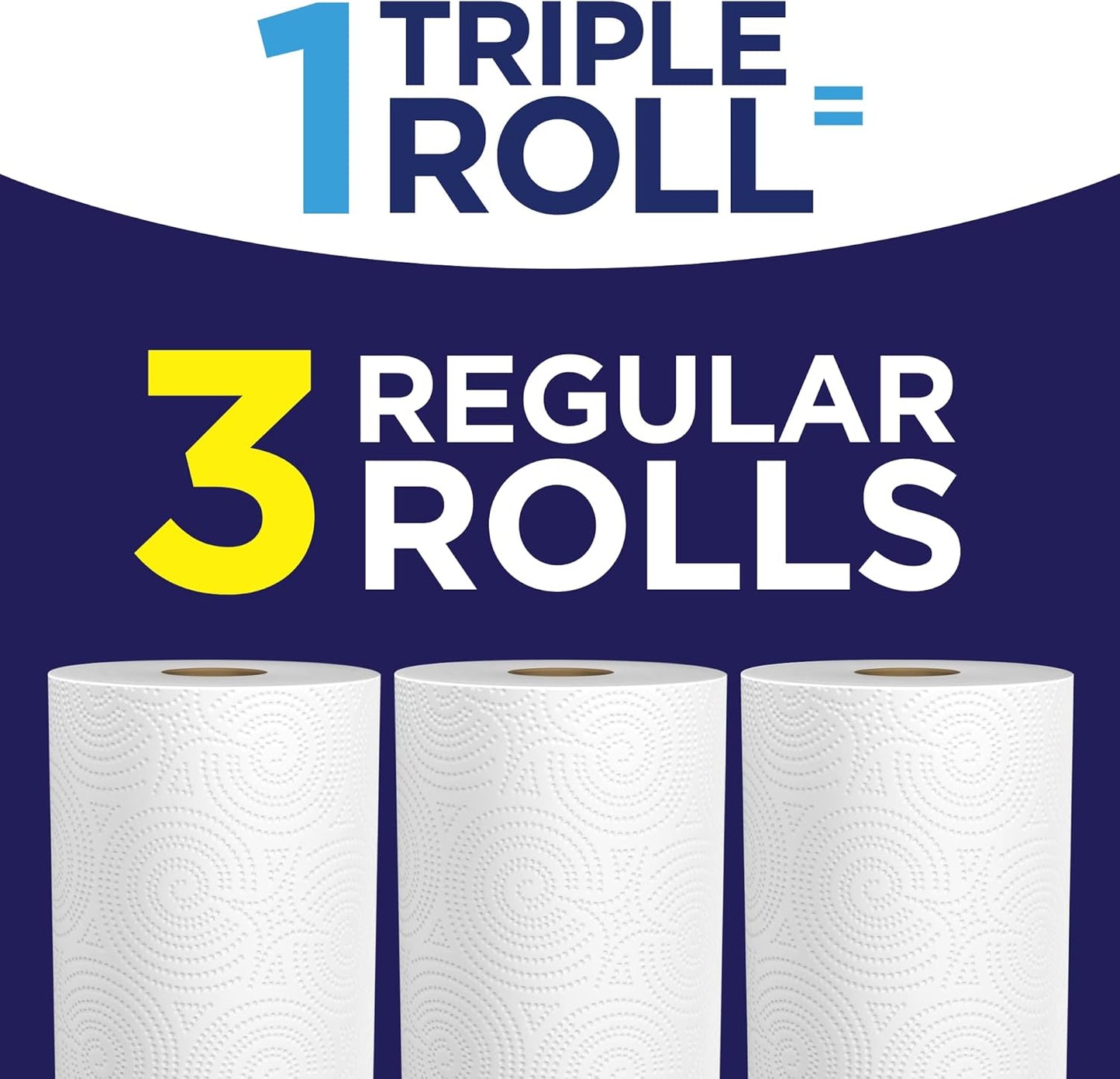 Sparkle Paper Towels - Pick-A-Size | 3 Triple Rolls, Pack of 2 for Convenient Cleaning