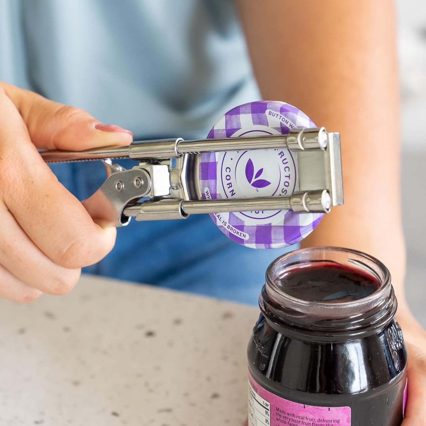 Oleex Jar Opener - Easy Grip Tool for Weak Hands | Keychain Bottle Cap Opener for Seniors & Kids