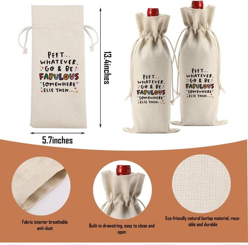 Funny New Chapter Wine Bag New Beginnings Gifts for Women Men Farewell Gifts for Friends Going Away Gifts for Coworkers Women Men Moving Away Gifts for Friends Retirement Gifts