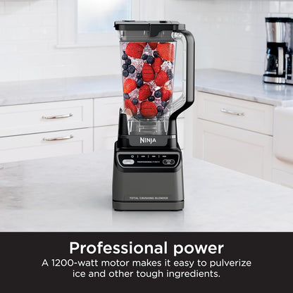 Ninja Professional Blender - Smoothie Maker with Total Crushing™ Technology | 1200W Power, 72oz Pitcher | Dark Grey