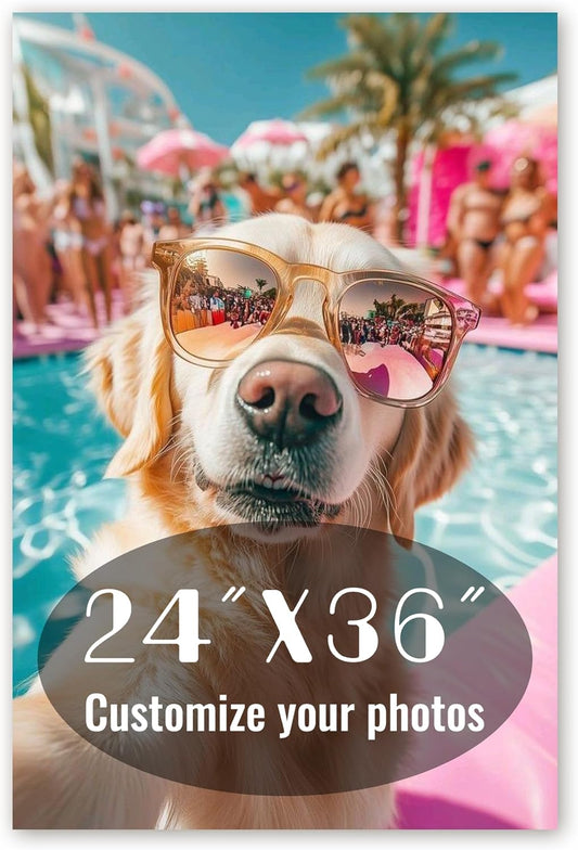Personalized Photo Prints - Custom 24x36 Inch Poster Prints | Durable, Waterproof Wall Art for Home Decor