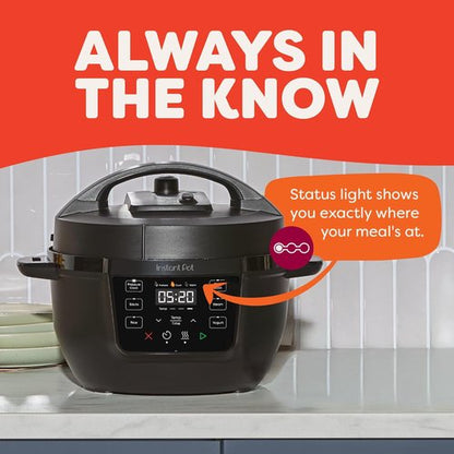 Instant Pot 4QT RIO Mini 7-in-1 Multi-Cooker - Pressure Cooker, Slow Cook, Steam & More - Black