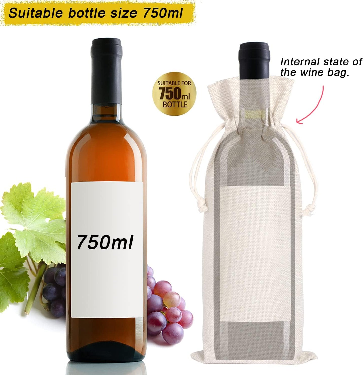 Retirement Gift Wine Bag, Best Retirement Gifts Farewell Leaving Gifts for Teacher Coworker Friend Colleagues Nurse Boss Retirees Work,Pairs Well With Retirement (Beige03)